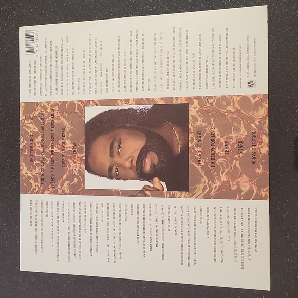 1987 BARRY WHITE Album - Picture 2 of 7